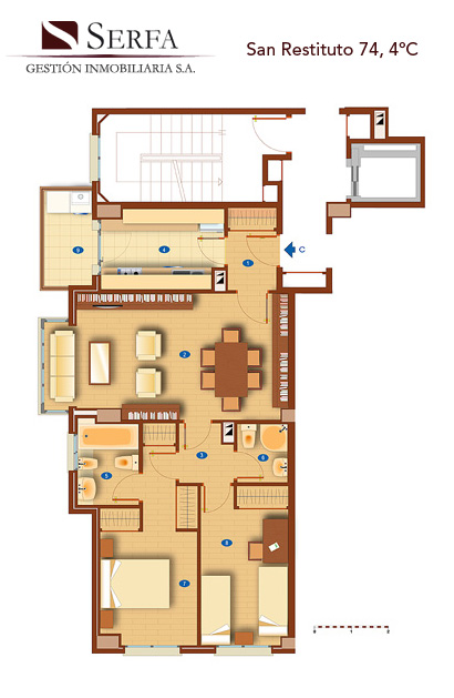 planno Restituto 74, 1ºB